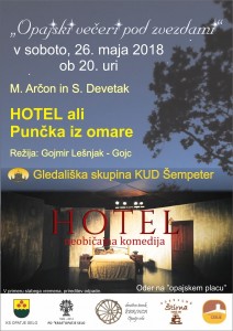 Plakat Hotel Opajski večeri pod zvezdami